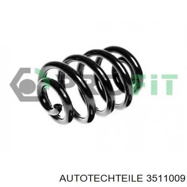 3511009 Autotechteile Пружина подвески задняя