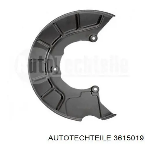 361 5019 Autotechteile proteção do freio de disco dianteiro direito