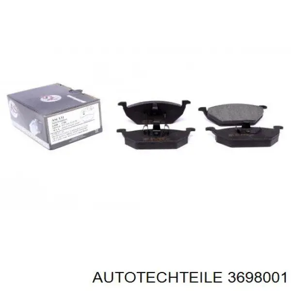 Колодки дисковые  Autotechteile 3698001 цена, от 13.53 USD