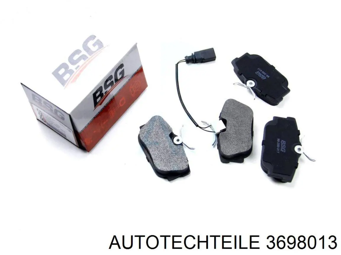 Колодки дисковые  Autotechteile 3698013 цена, от 16.12 USD