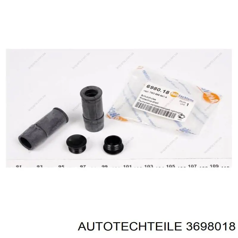 Ремкомплект суппорта тормозного переднего AUTOTECHTEILE 3698018