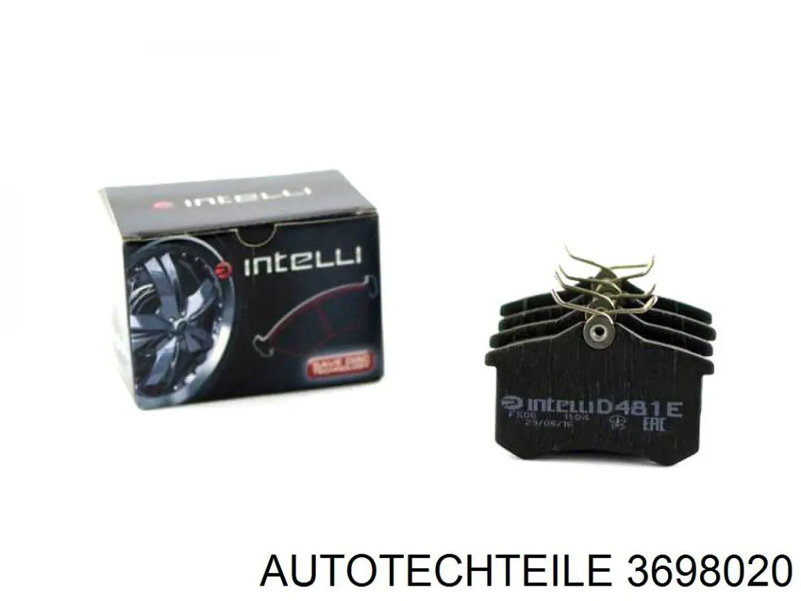 Колодки дисковые  Autotechteile 3698020 цена, от 14.52 USD