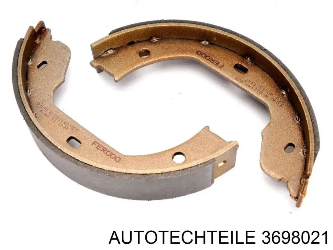 Купить 3698021 Autotechteile Колодки ручника/стояночного тормоза