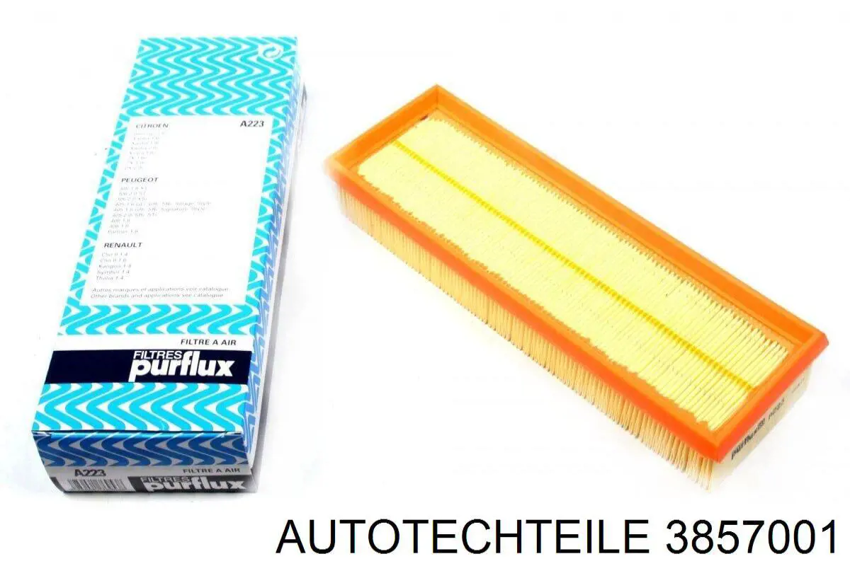 Зеркальный элемент водительского зеркала Autotechteile 3857001 цена, от 7.35 USD