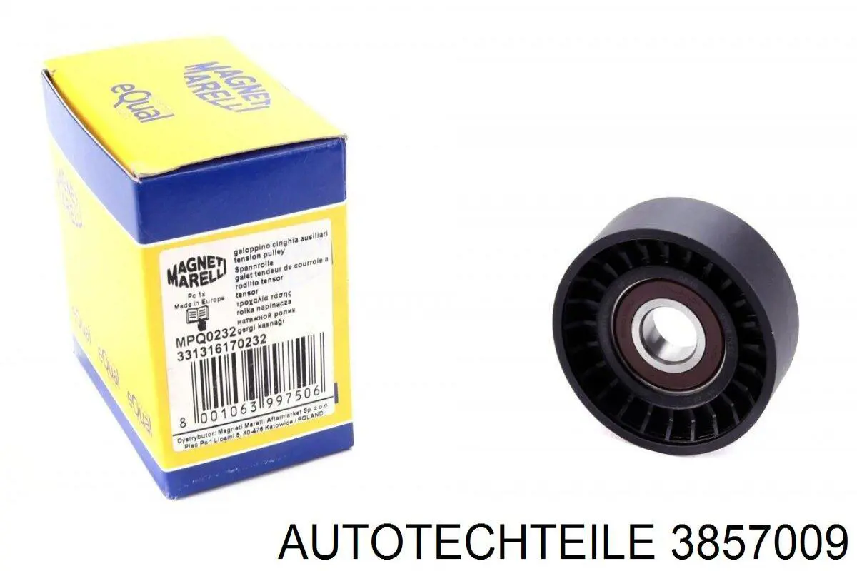 Зеркало левое Autotechteile 3857009