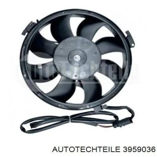 3959036 Autotechteile электровентилятор охлаждения в сборе (мотор+крыльчатка)