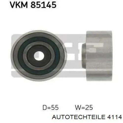 Cruceta de árbol de cardán trasero 4114 Autotechteile