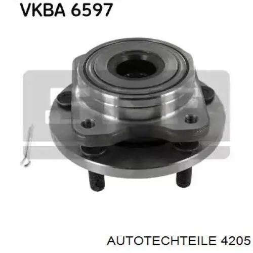 Купить 4205 Autotechteile Колодки тормозные задние, дисковые