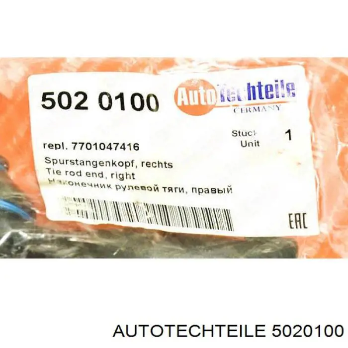 Купить 5020100 Autotechteile Наконечник рулевой тяги, внешний