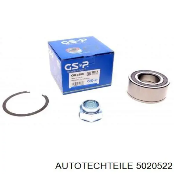 Комплект подшипника ступицы колеса Autotechteile 5020522 цена, от 14.50 USD