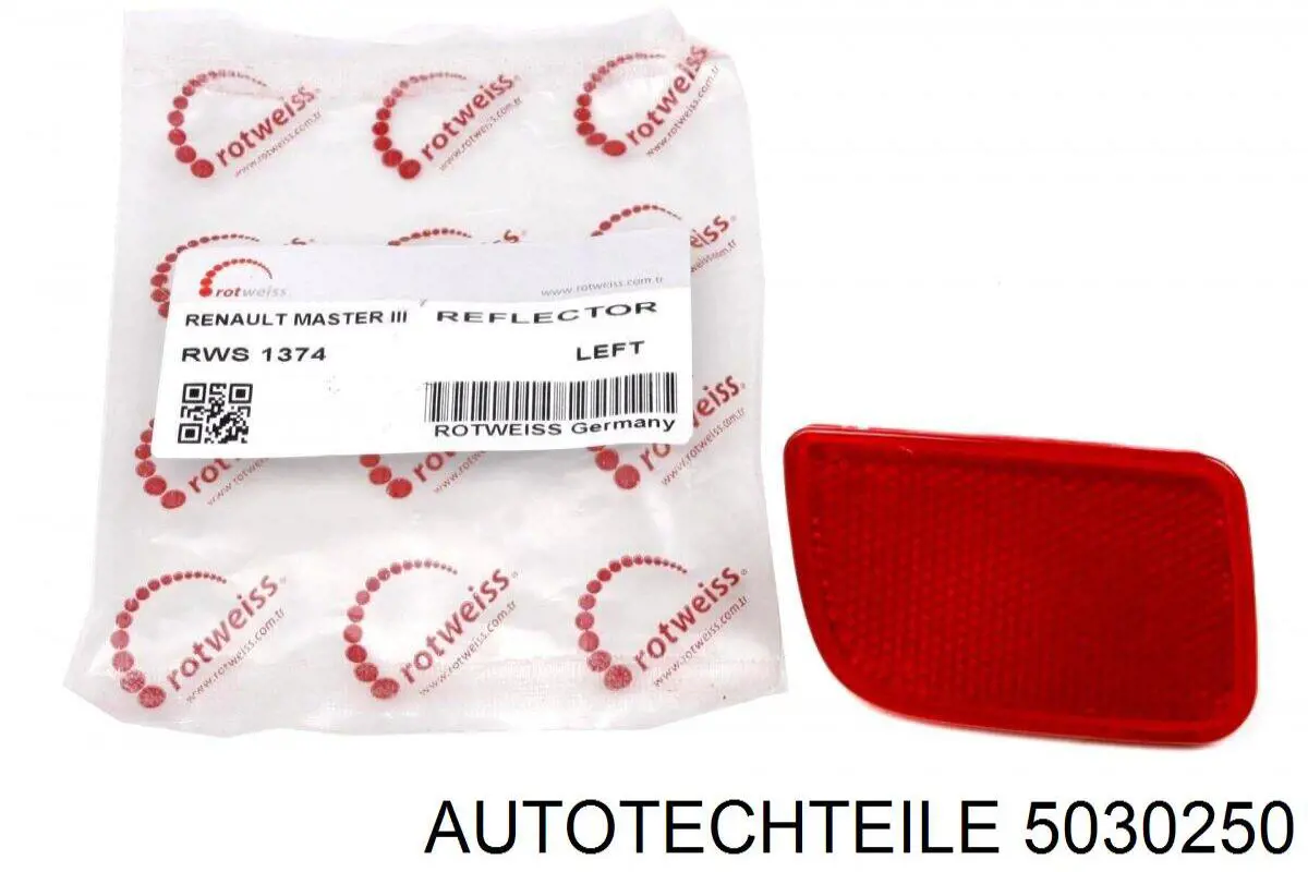 Левый отражатель заднего бампера Autotechteile 5030250 цена, от 4.11 USD