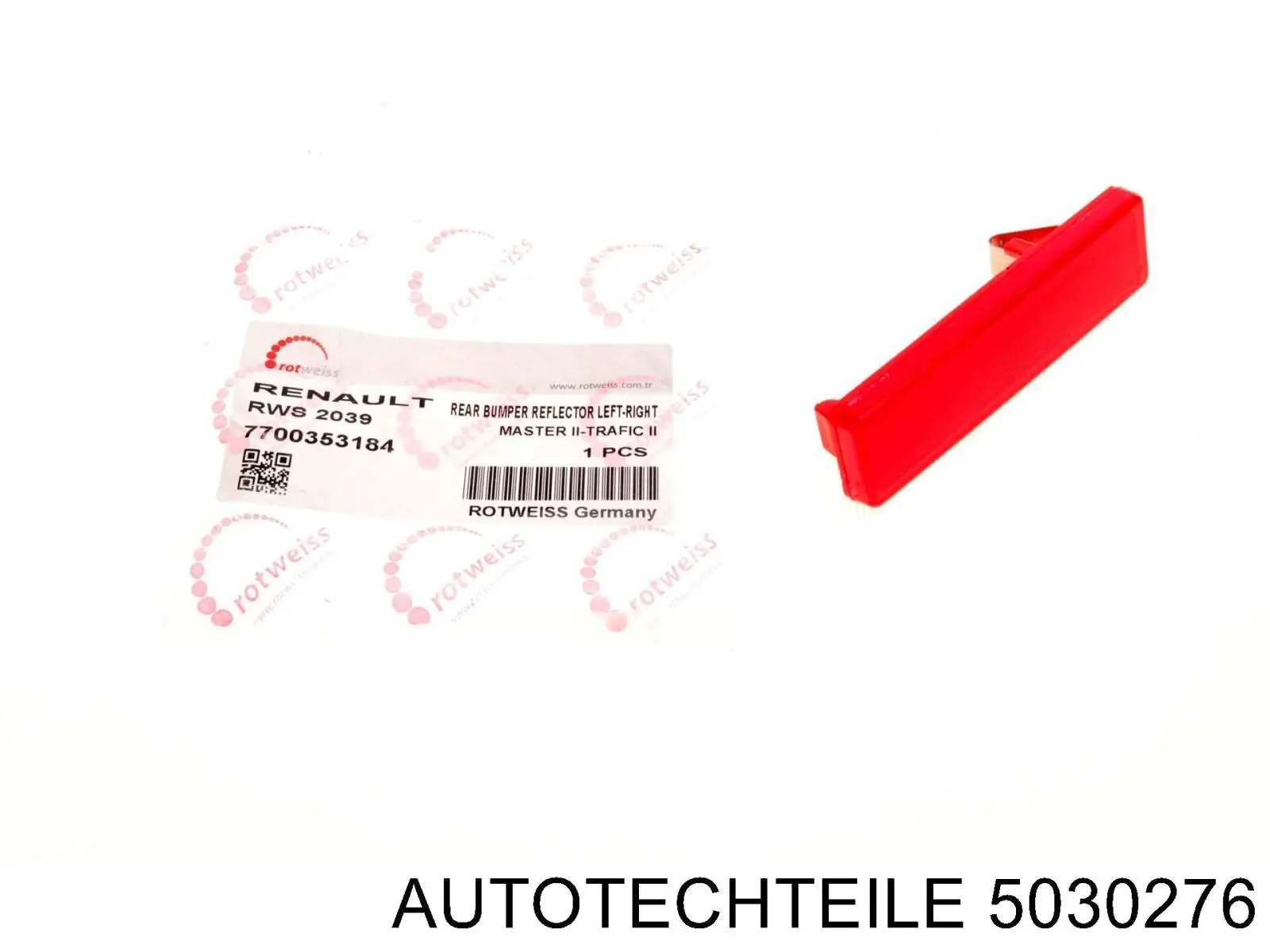Купить 5030276 Autotechteile Правый катафот заднего бампера