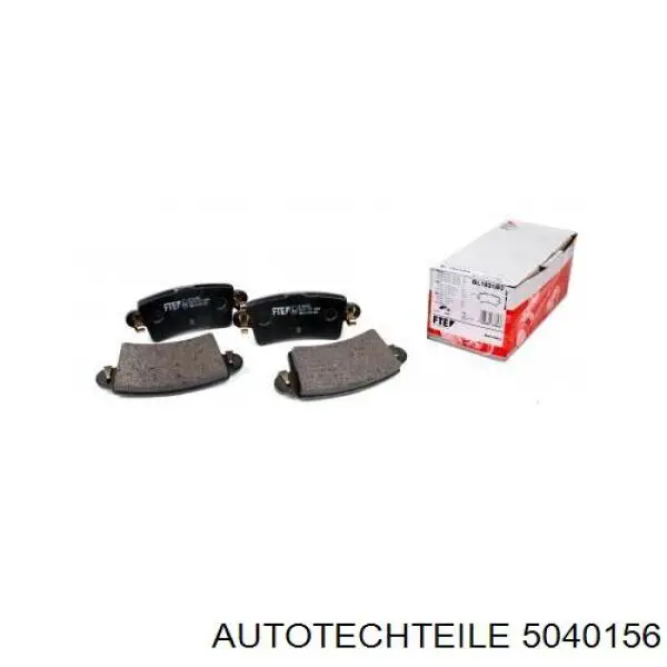 Задние тормозные колодки 5040156 Autotechteile