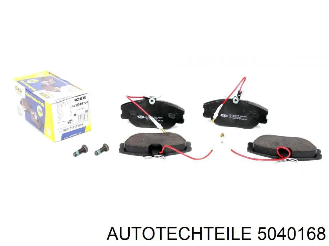 Передние тормозные колодки 5040168 Autotechteile