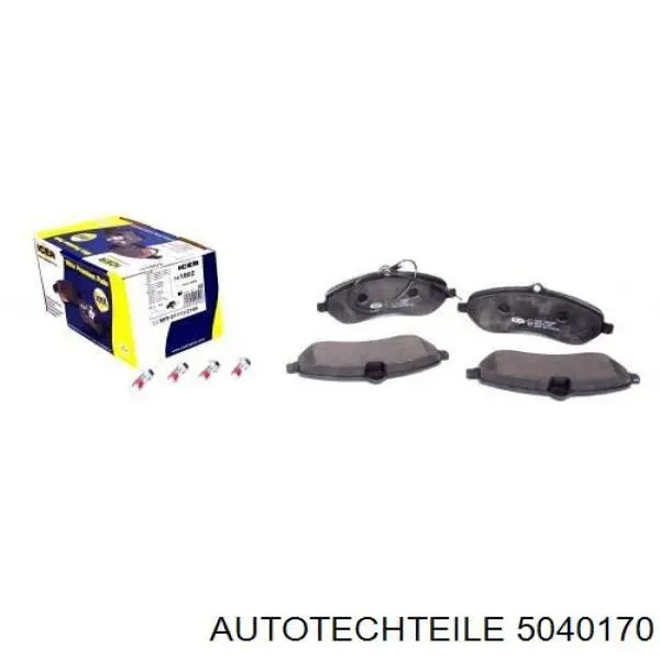 Передние тормозные колодки 5040170 Autotechteile