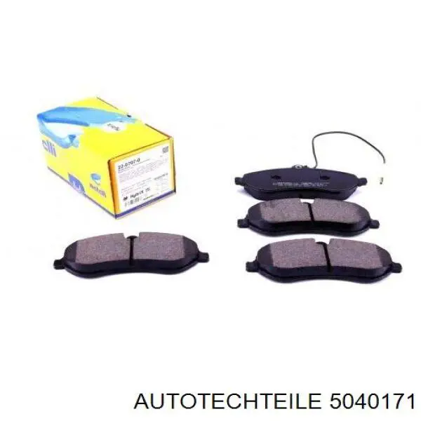 5040171 Autotechteile Колодки тормозные дисковые комплект