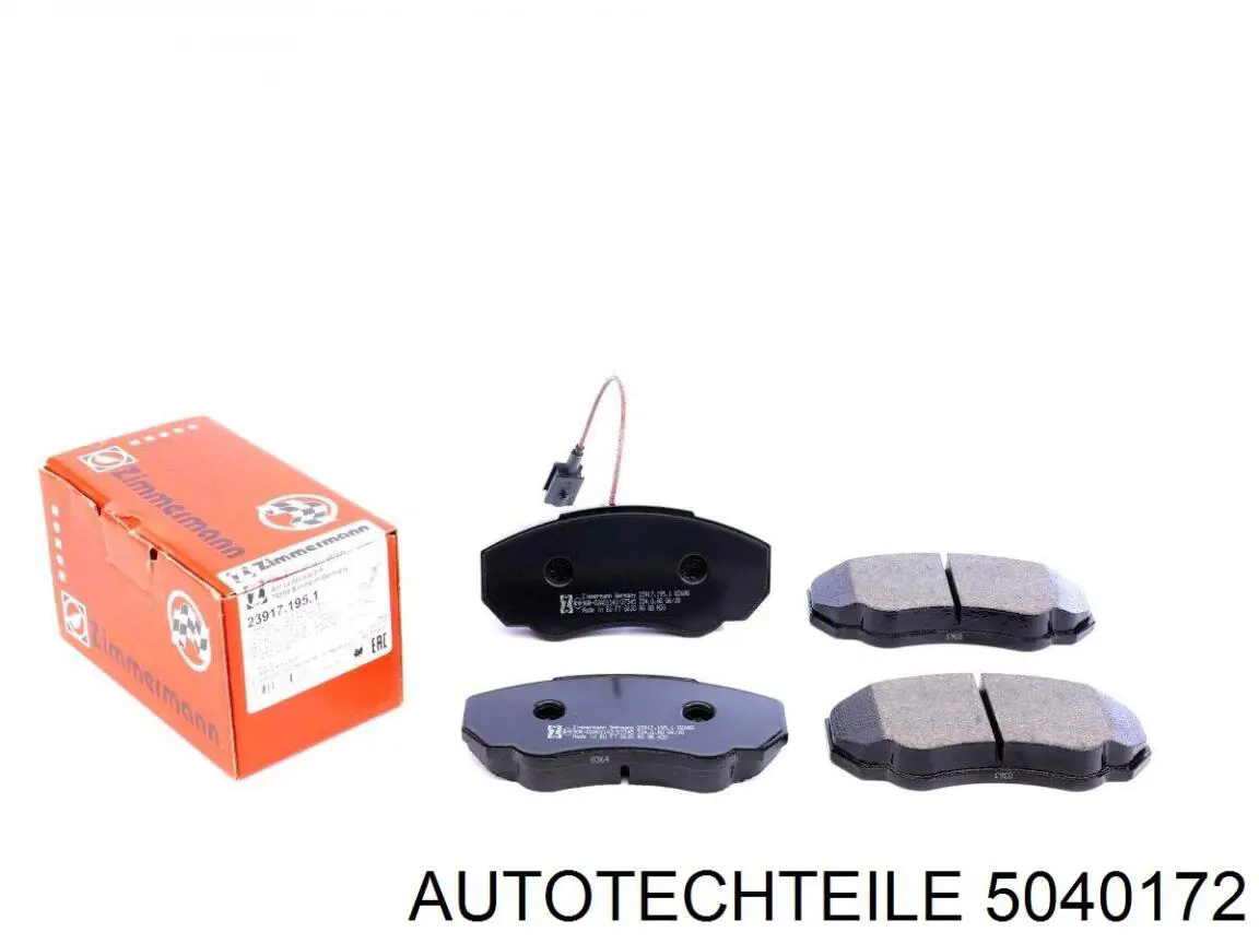 Купить 5040172 Autotechteile Колодки тормозные