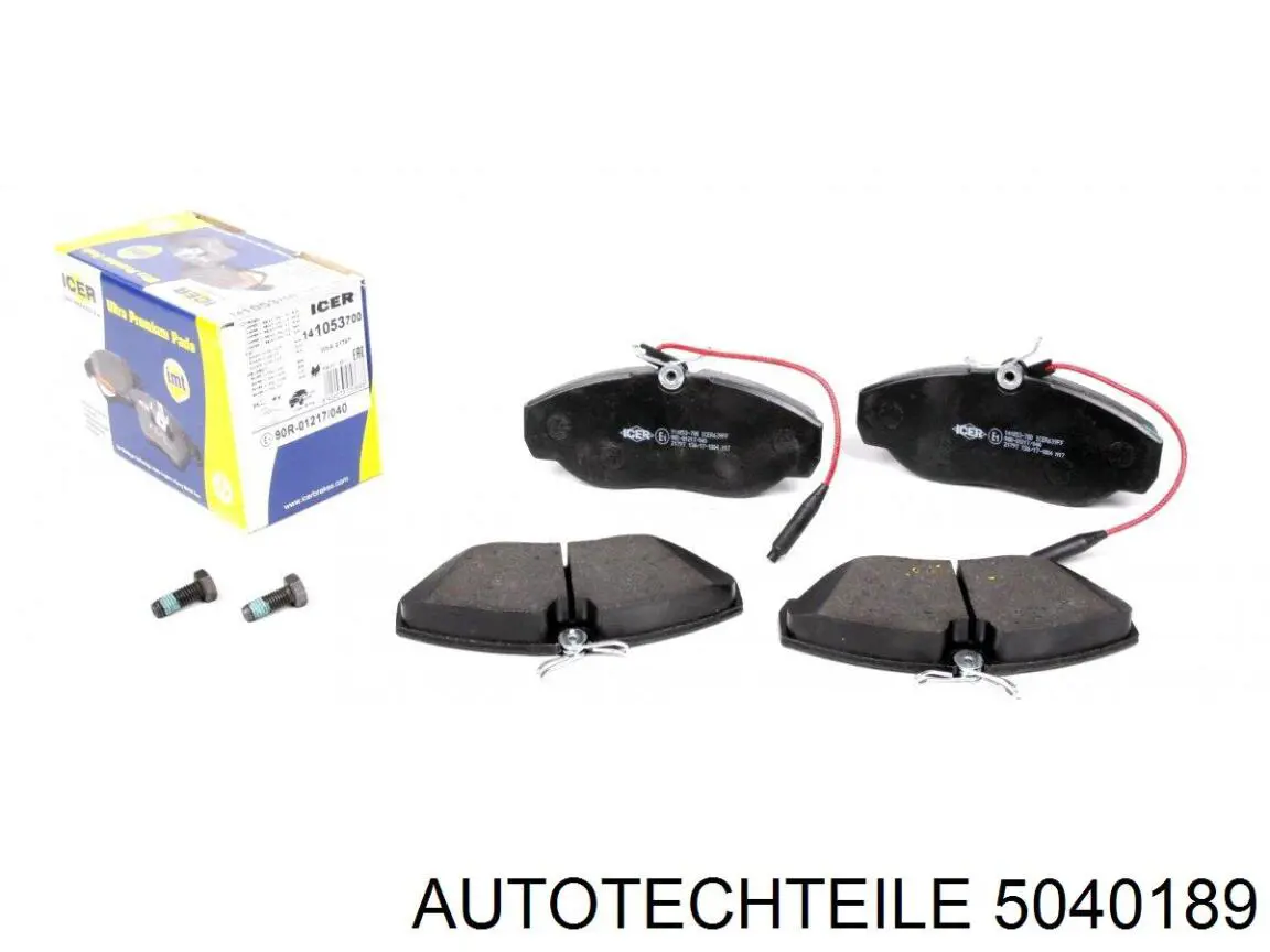 Передние тормозные колодки 5040189 Autotechteile