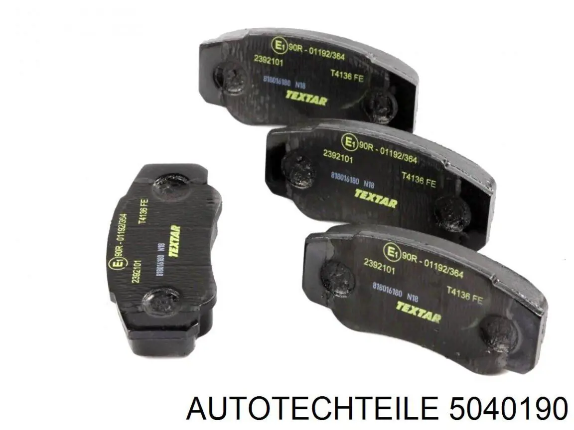 Колодки дисковые  Autotechteile 5040190 цена, от 15.21 USD