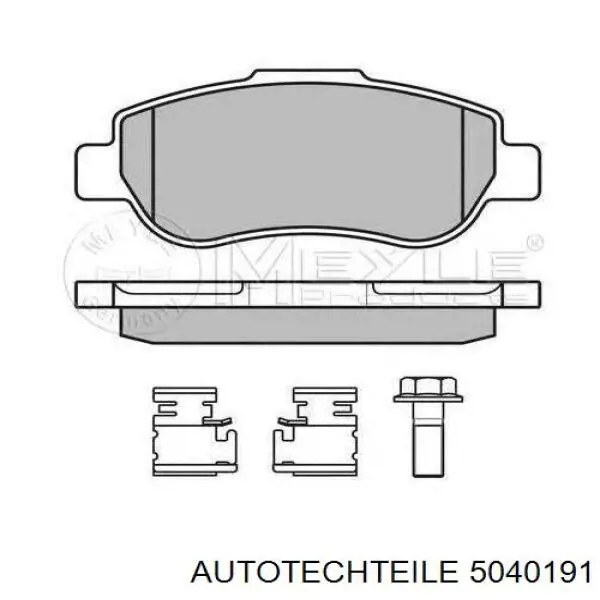 Передние тормозные колодки 5040191 Autotechteile