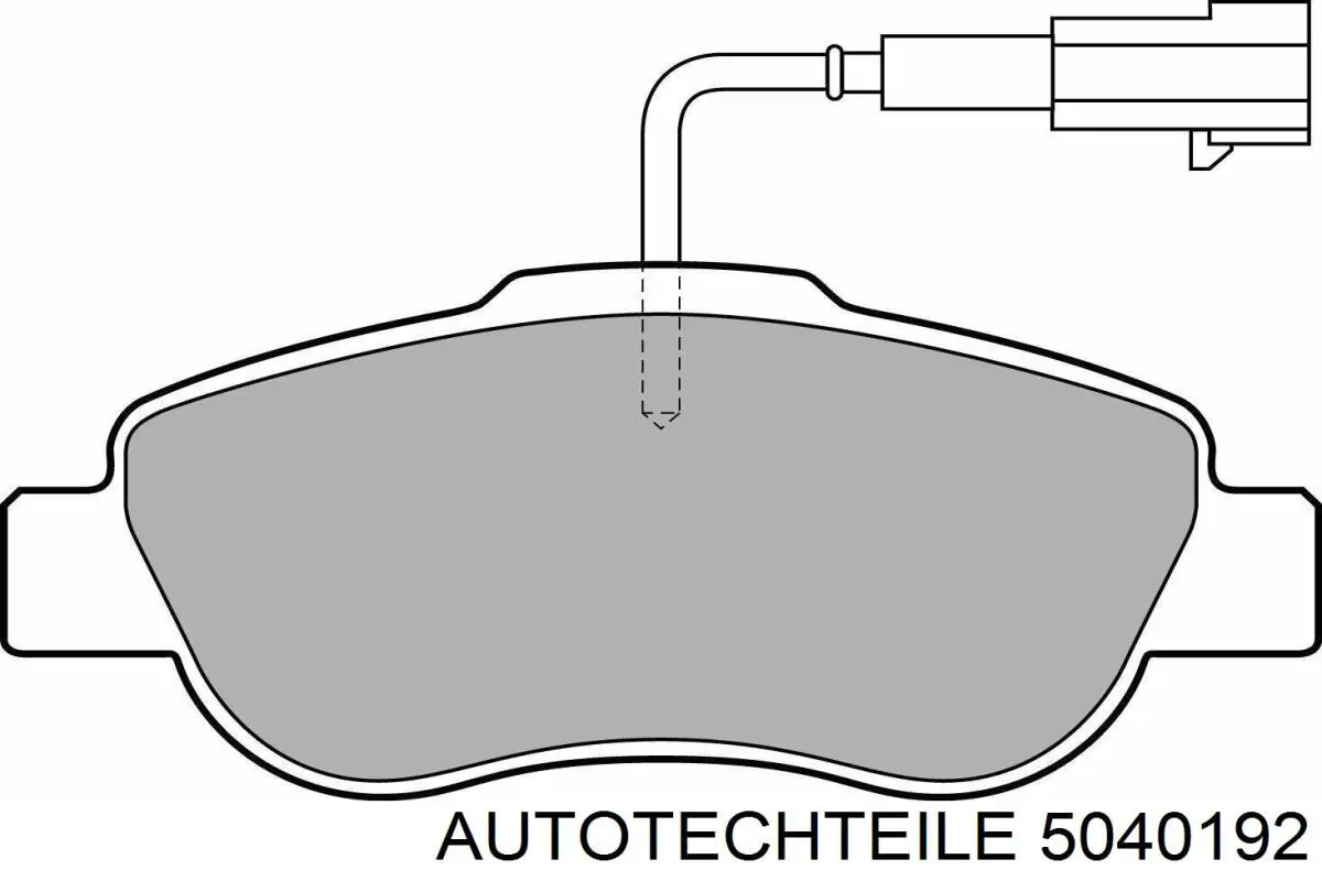 Колодки Autotechteile 5040192 цена, от 13.95 USD