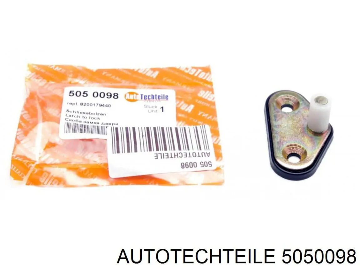 505 0098 Autotechteile limitador da porta deslizante, na carroçaria superior