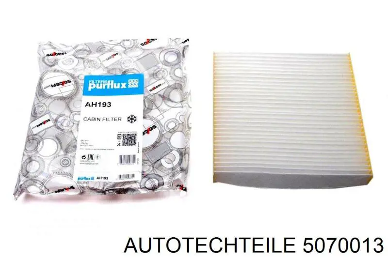 Фильтр воздушный отопителя Autotechteile 5070013 цена, от 3.70 USD