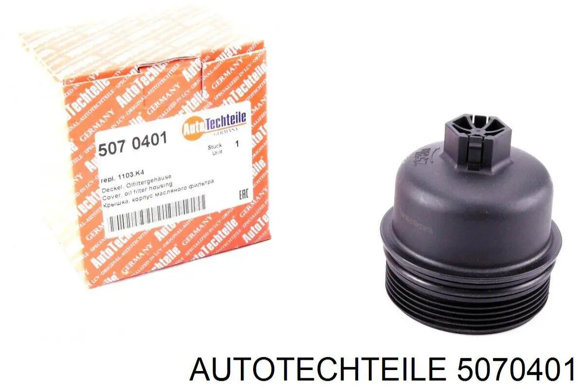 507 0401 Autotechteile tampa do filtro de óleo