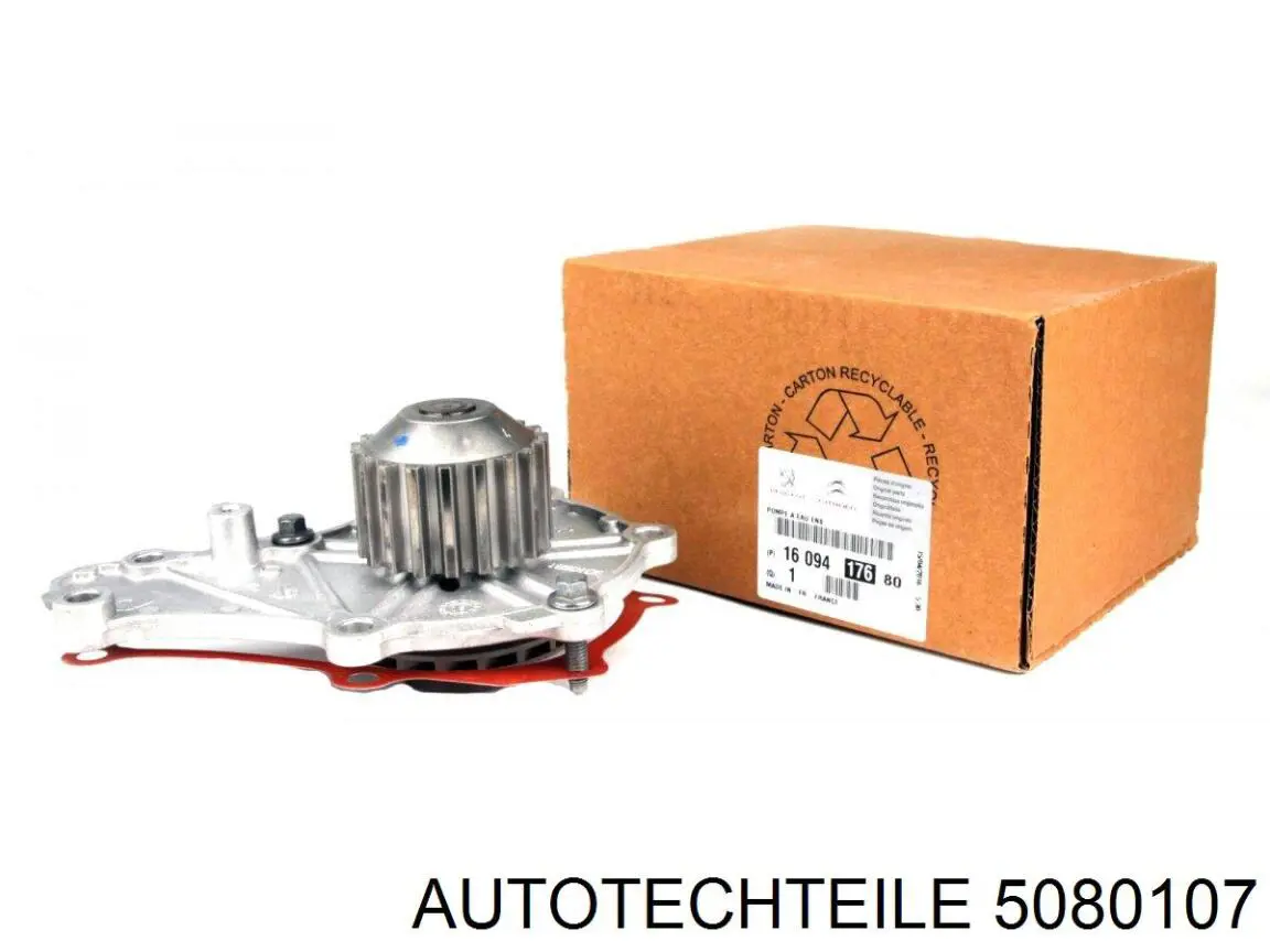Помпа охлаждения Autotechteile 5080107 цена, от 23.54 USD
