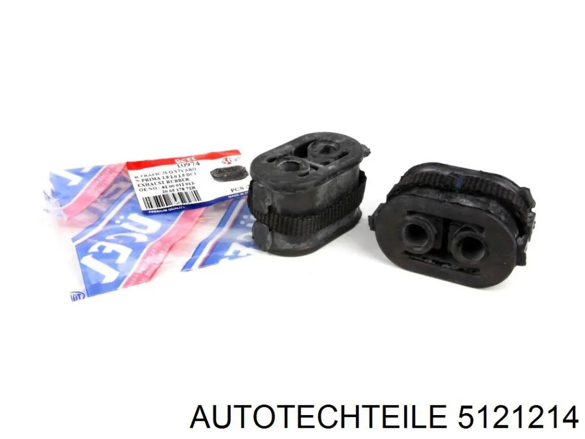 Кронштейн задней подушки глушителя 5121214 Autotechteile