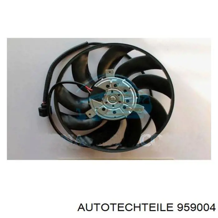 959004 Autotechteile электровентилятор охлаждения в сборе (мотор+крыльчатка левый)