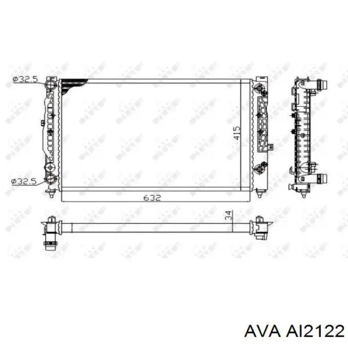 AI2122 AVA радиатор