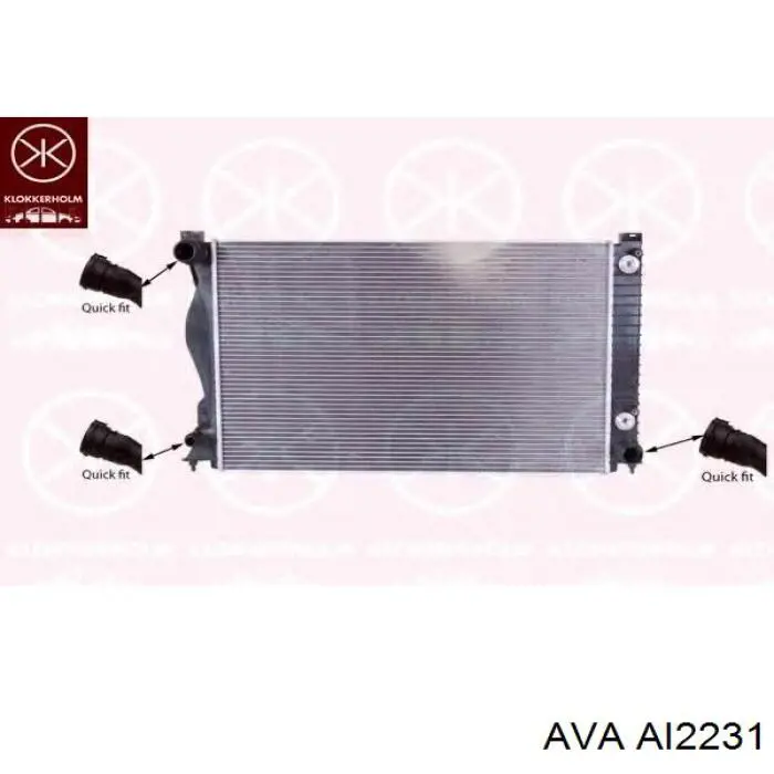 Купить AI2231 AVA Радиатор водяной