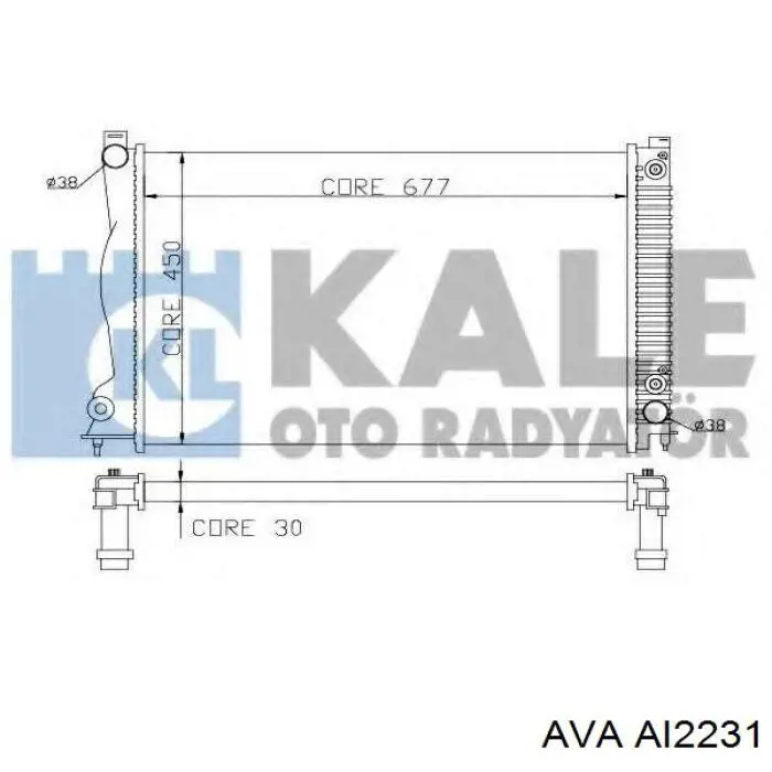 Радиатор AI2231 AVA