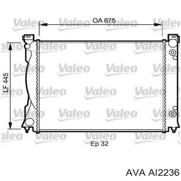 Купить AI2236 AVA Радиатор водяной