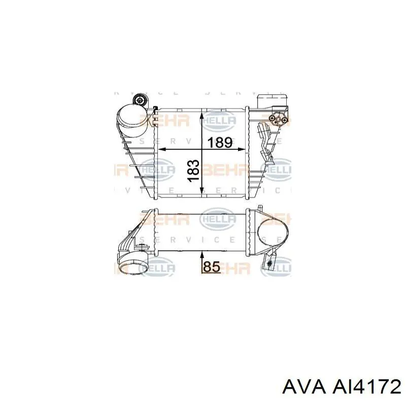 AI4172 AVA Охладитель наддувочного воздуха