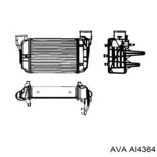 Купить AI4364 AVA Интеркулер