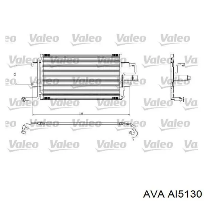 Конденсатор кондиционера AVA AI5130 цена, от 59.06 USD