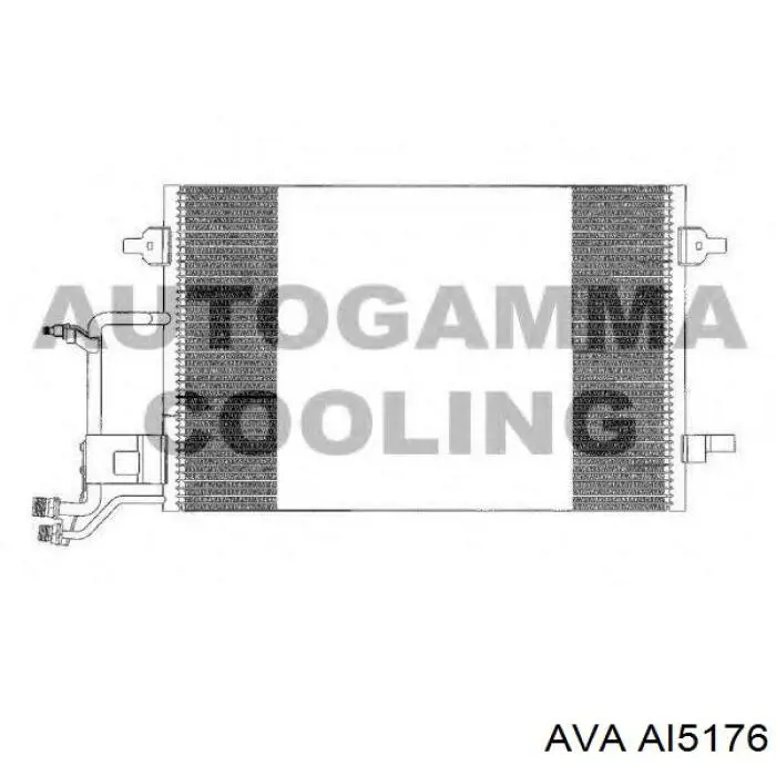 AI5176 AVA радиатор кондиционера
