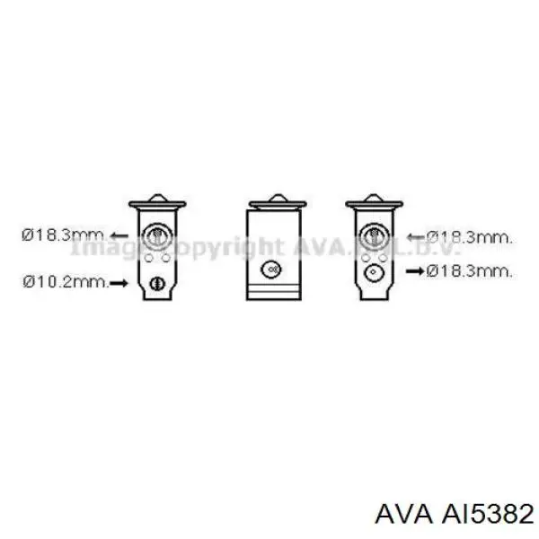 Конденсатор кондиционера AVA AI5382 цена, от 114.64 USD