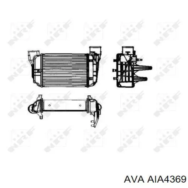 Система охлаждения наддувочного воздуха AVA AIA4369 цена, от 70.20 USD