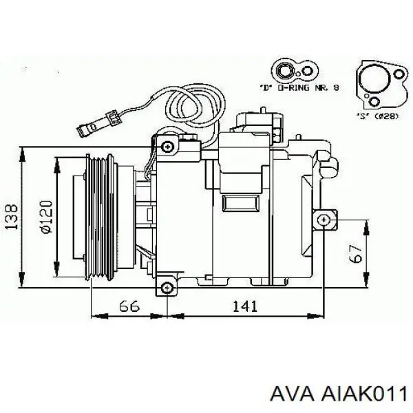 Насос кондиционера AVA AIAK011