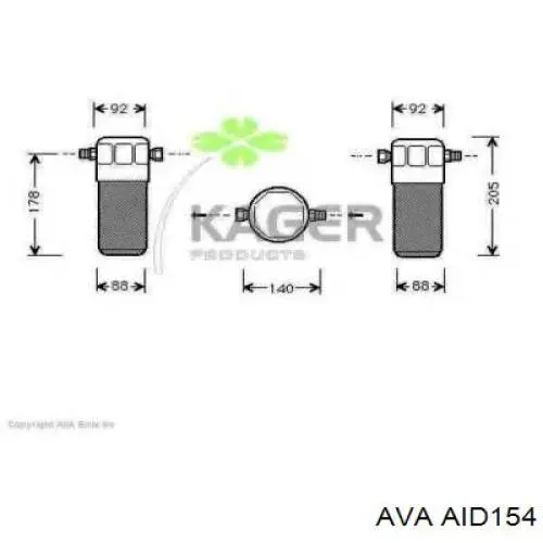 Осушитель кондиционера AVA AID154 цена, от 19.93 USD