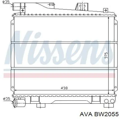 Радиатор охлаждения двигателя BMW 17111709350 цена, от 188.21 USD