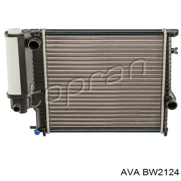 Радиатор охлаждения двигателя AVA BW2124 цена, от 90.05 USD