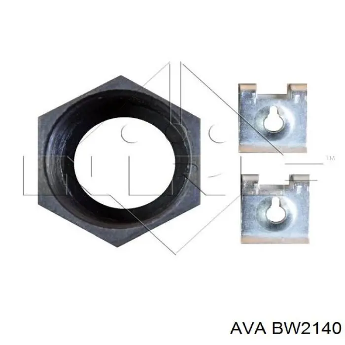 Радиатор охлаждения двигателя AVA BW2140 цена, от 131.66 USD