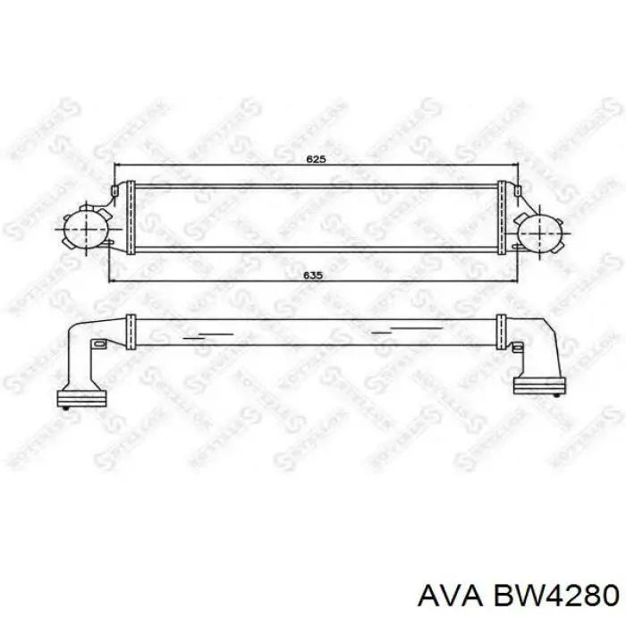 Интеркулер BW4280 AVA