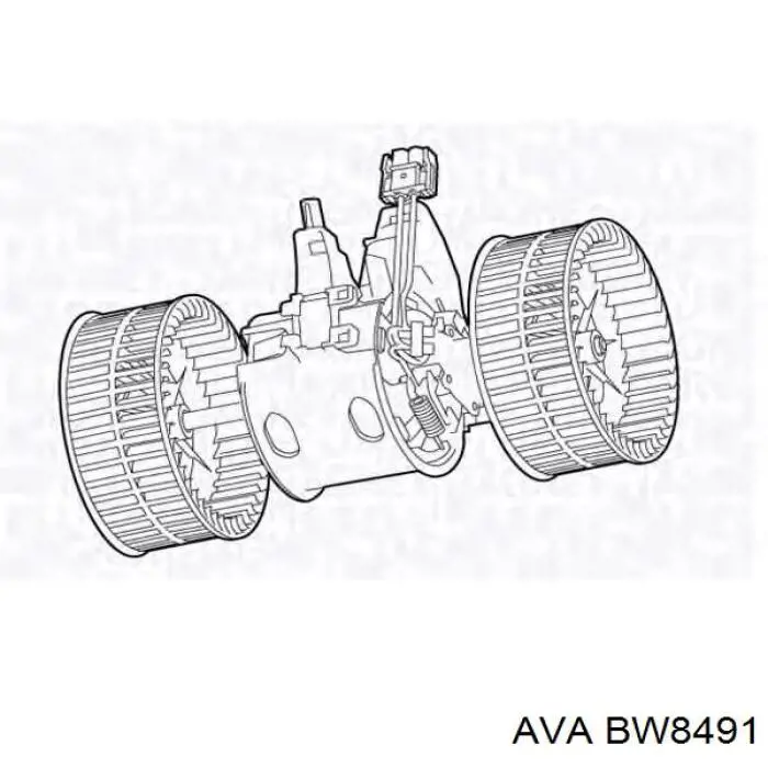 BW8491 AVA Электромотор печки