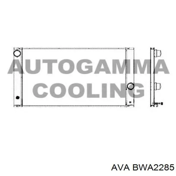 Радиатор BWA2285 AVA