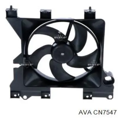 CN7547 AVA диффузор радиатора охлаждения, в сборе с мотором и крыльчаткой